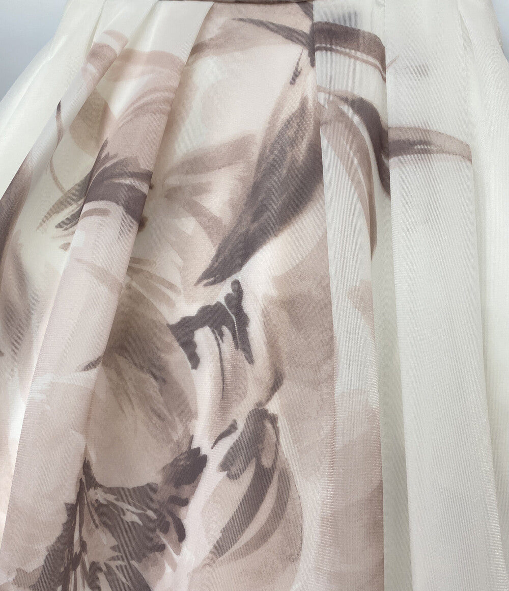 美品 CELFORD 大花柄ダブルラッセルボリュームスカート CWFS232066 レディース SIZE 36 セルフォード
