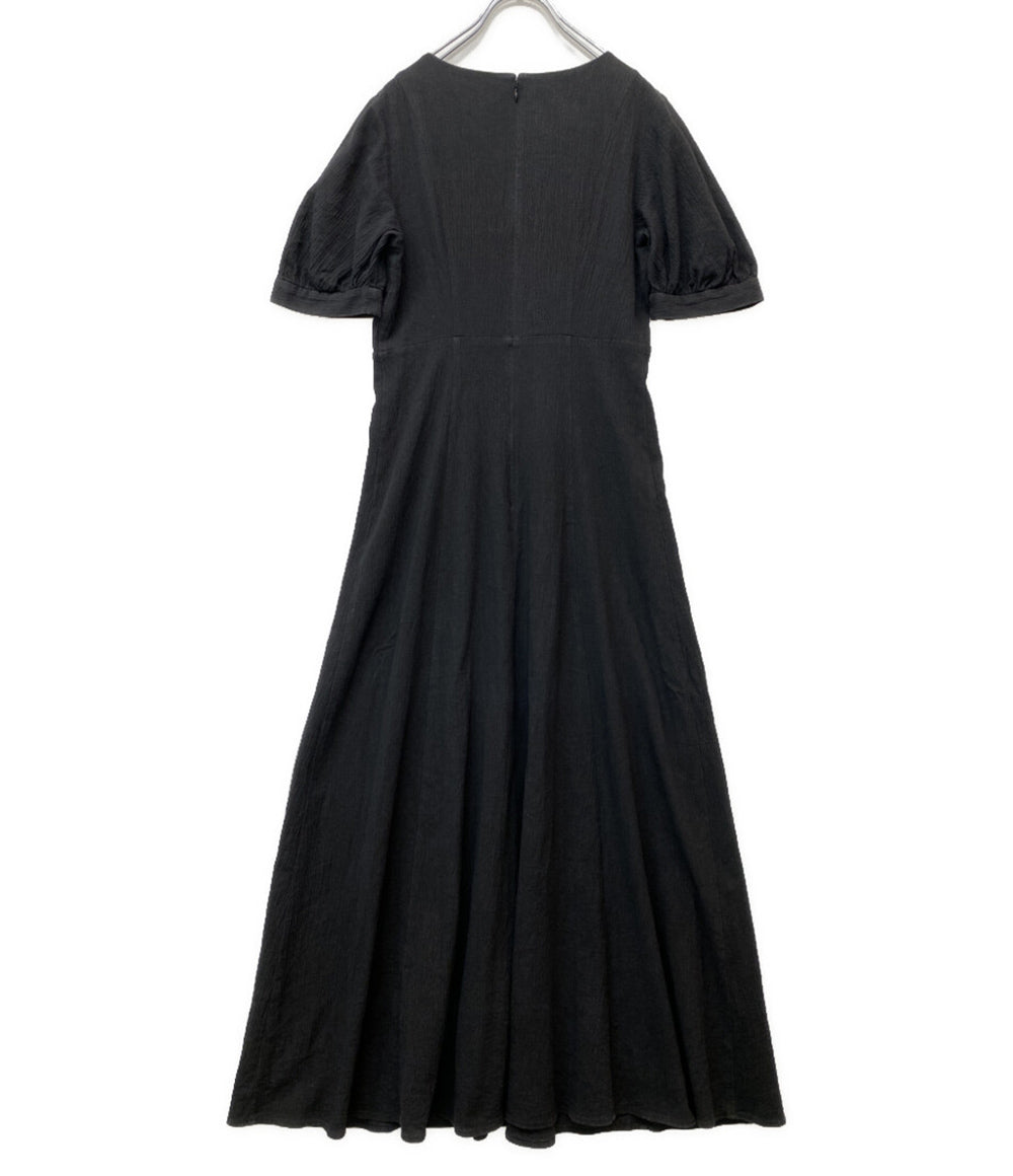CLANE ワンピース リネン BLK 12112-5402 レディース SIZE 1 クラネ