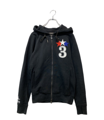 1PIU1UGUALE3 RELAX ジップアップフーディー メンズ SIZE M ウノピゥウノウグァーレトレ リラックス
