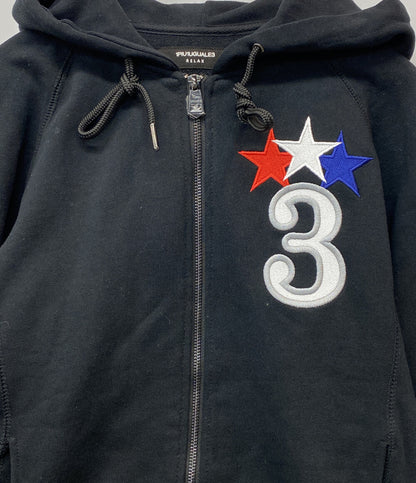 1PIU1UGUALE3 RELAX ジップアップフーディー メンズ SIZE M ウノピゥウノウグァーレトレ リラックス