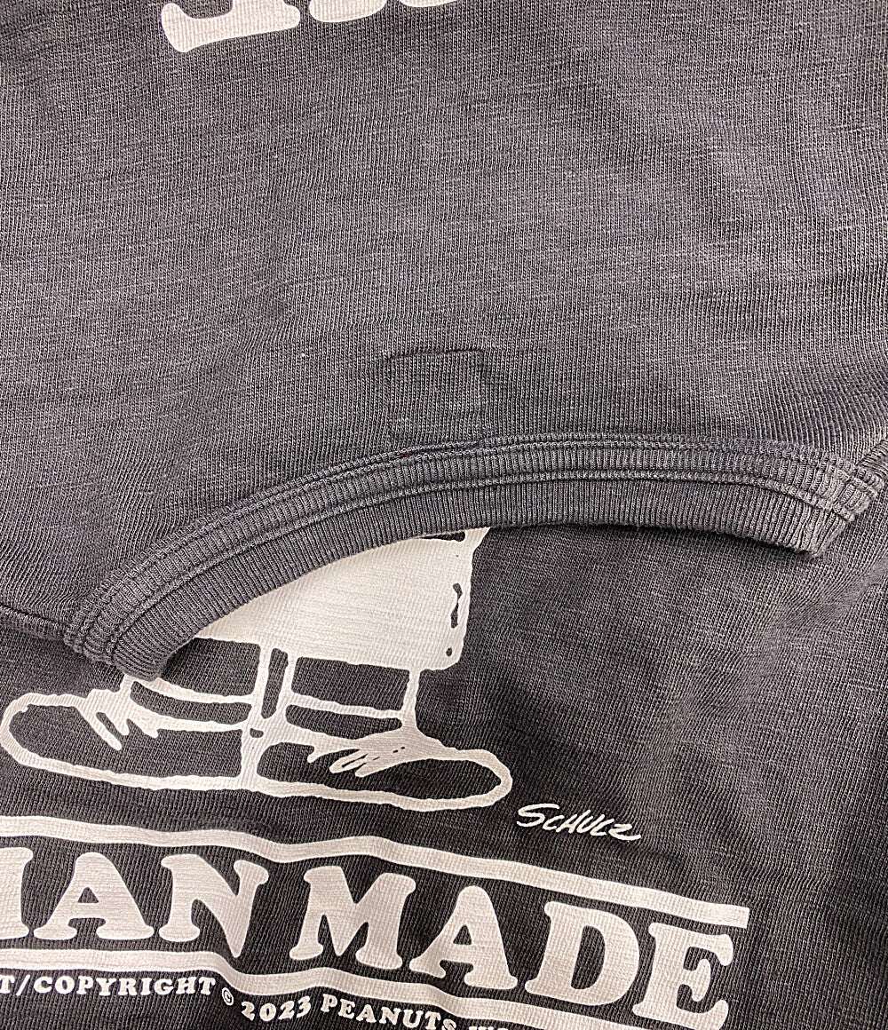 HUMAN MADE 半袖Ｔシャツ BLK チャーリーブラウン コットン メンズ SIZE L ヒューマンメード