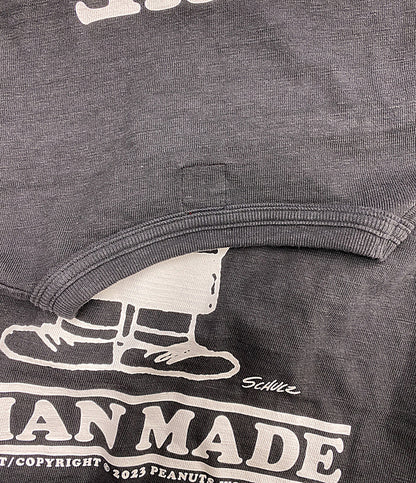 HUMAN MADE 半袖Ｔシャツ BLK チャーリーブラウン コットン メンズ SIZE L ヒューマンメード
