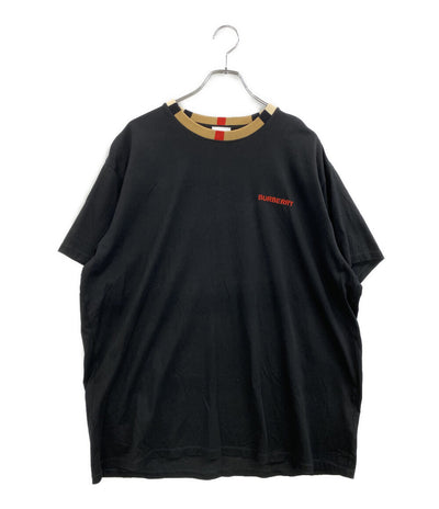 BURBERRY 半袖Ｔシャツ アイコン ストライプトリム コットンT メンズ SIZE XL バーバリー
