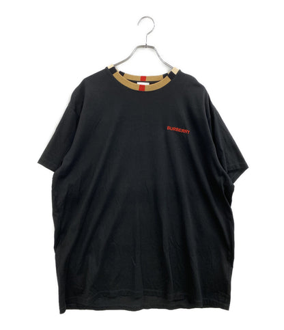 BURBERRY 半袖Ｔシャツ アイコン ストライプトリム コットンT メンズ SIZE XL バーバリー