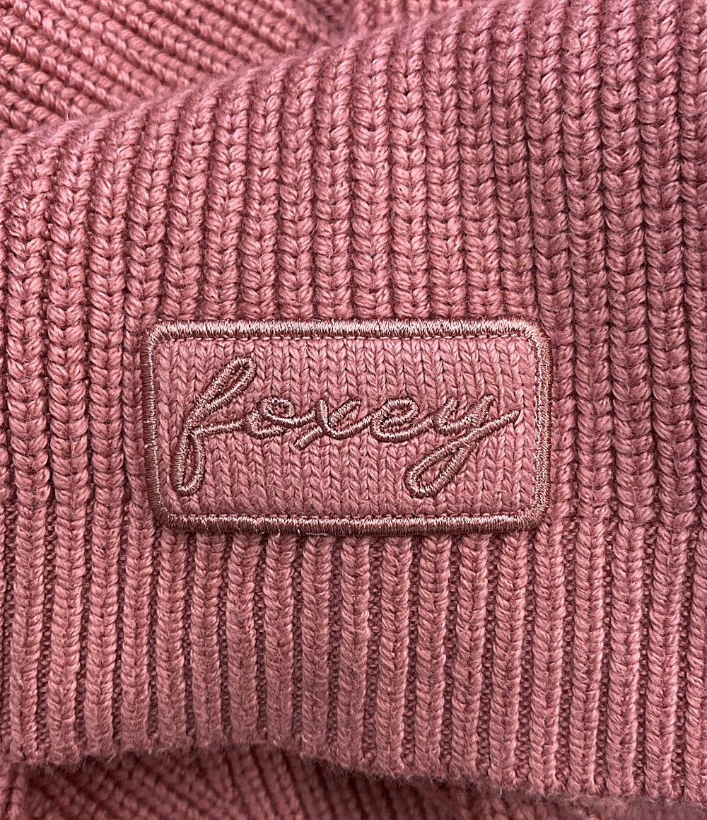 FOXEY NEW YORK カーディガン ニット ピンク Baie NSKOG700VTMU レディース SIZE 40 フォクシー ニューヨーク
