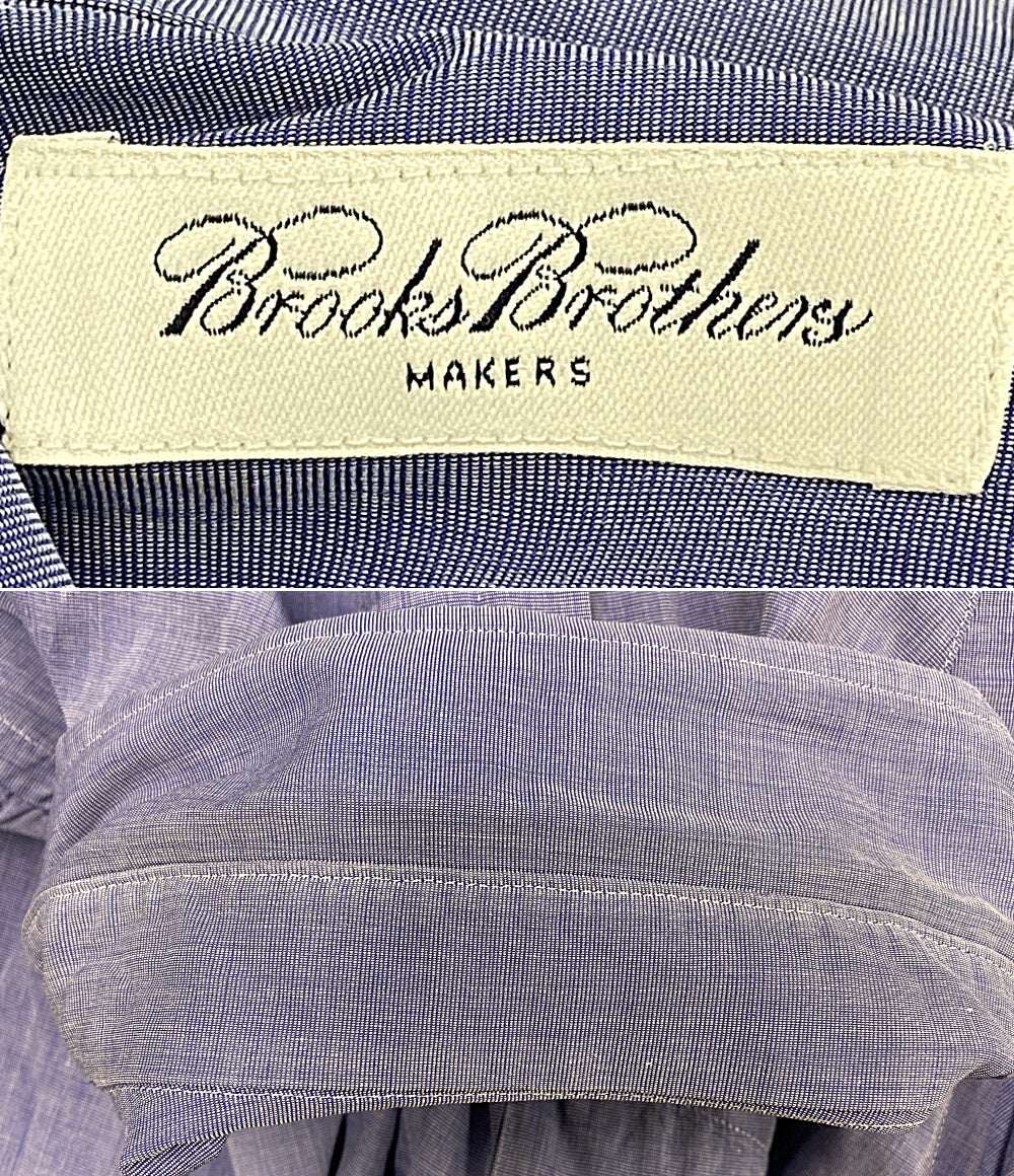 Brooks Brothers 長袖シャツ USA製 ボタンダウン ブルー 00s メンズ SIZE 16-32 ブルックスブラザーズ