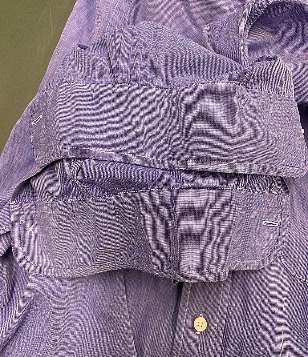 Brooks Brothers 長袖シャツ USA製 ボタンダウン ブルー 00s メンズ SIZE 16-32 ブルックスブラザーズ