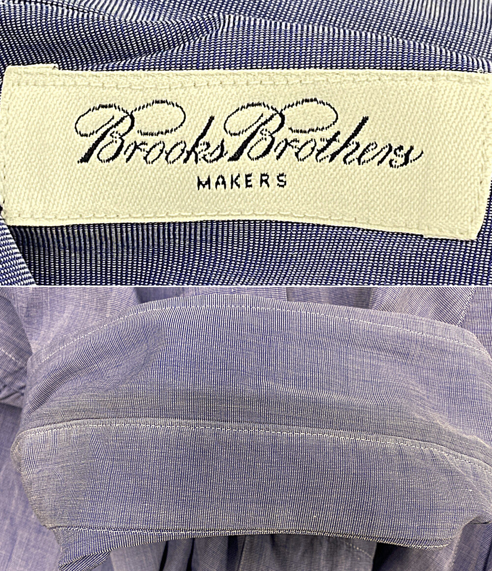 Brooks Brothers 長袖シャツ USA製 ボタンダウン ブルー 00s メンズ SIZE 16-32 ブルックスブラザーズ