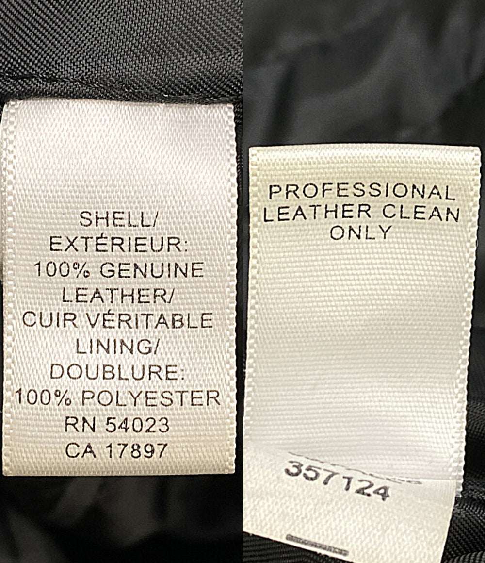 BANANA REPUBLIC レザーカーコート 03Fall ブラック トルコ製 メンズ SIZE M バナナリパブリック