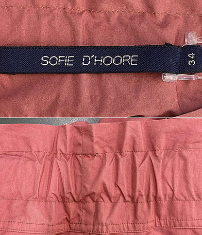 SOFIE D'HOORE ソフィードール スカート コットンギャバ ピンク レディース SIZE 34
