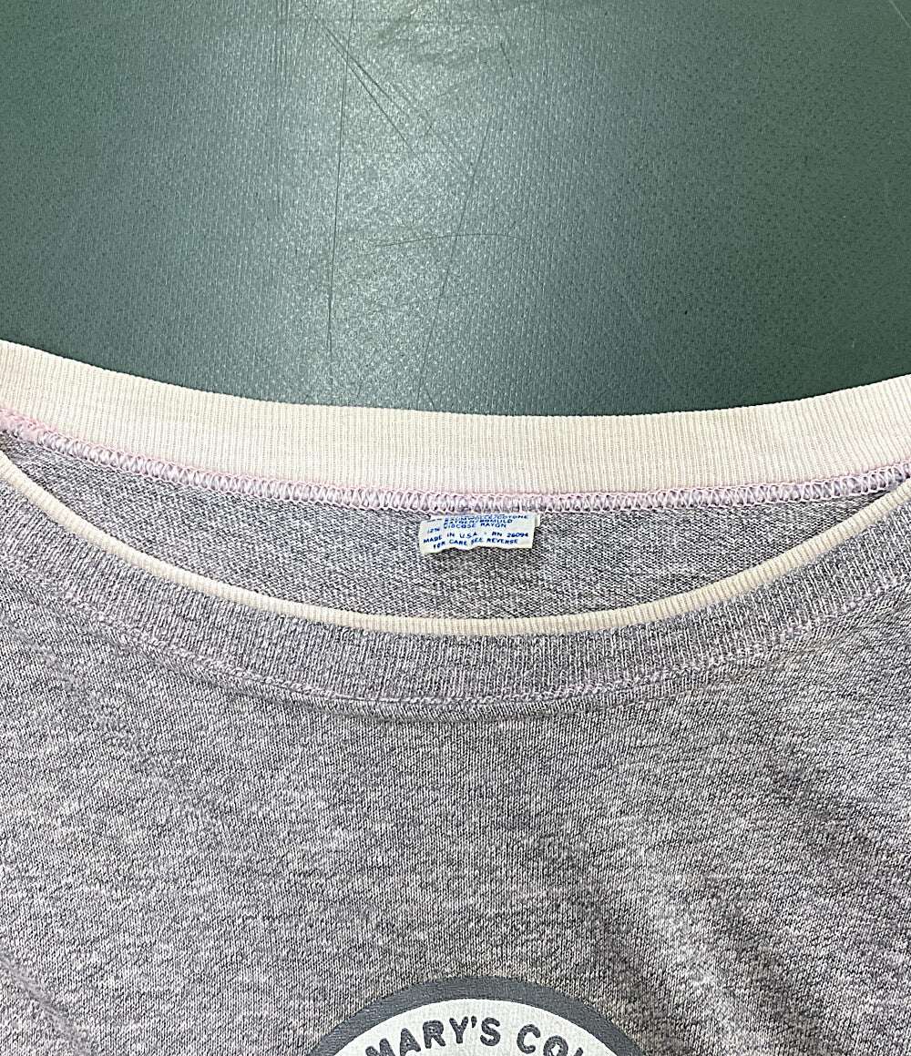 Champion 半袖Ｔシャツ USA製 ダブルリブ ピンクステッチ 80s メンズ SIZE L チャンピオン