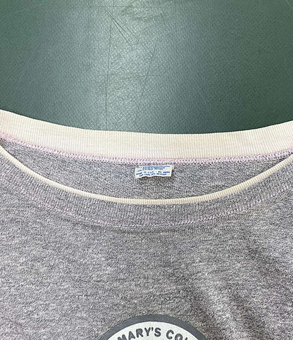 Champion 半袖Ｔシャツ USA製 ダブルリブ ピンクステッチ 80s メンズ SIZE L チャンピオン