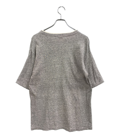 Champion 半袖Ｔシャツ USA製 ダブルリブ ピンクステッチ 80s メンズ SIZE L チャンピオン