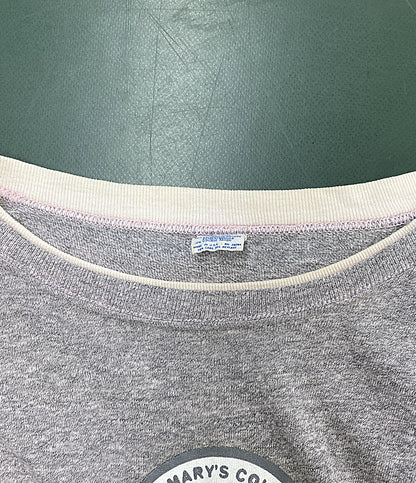 Champion 半袖Ｔシャツ USA製 ダブルリブ ピンクステッチ 80s メンズ SIZE L チャンピオン