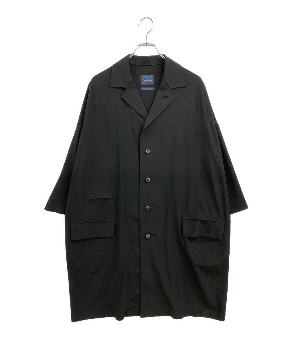 YOHJI YAMAMOTO REGULATION 五分袖シャツ オープンカラー F0-D52-900 メンズ SIZE 2 レギュレーションヨウジヤマモト