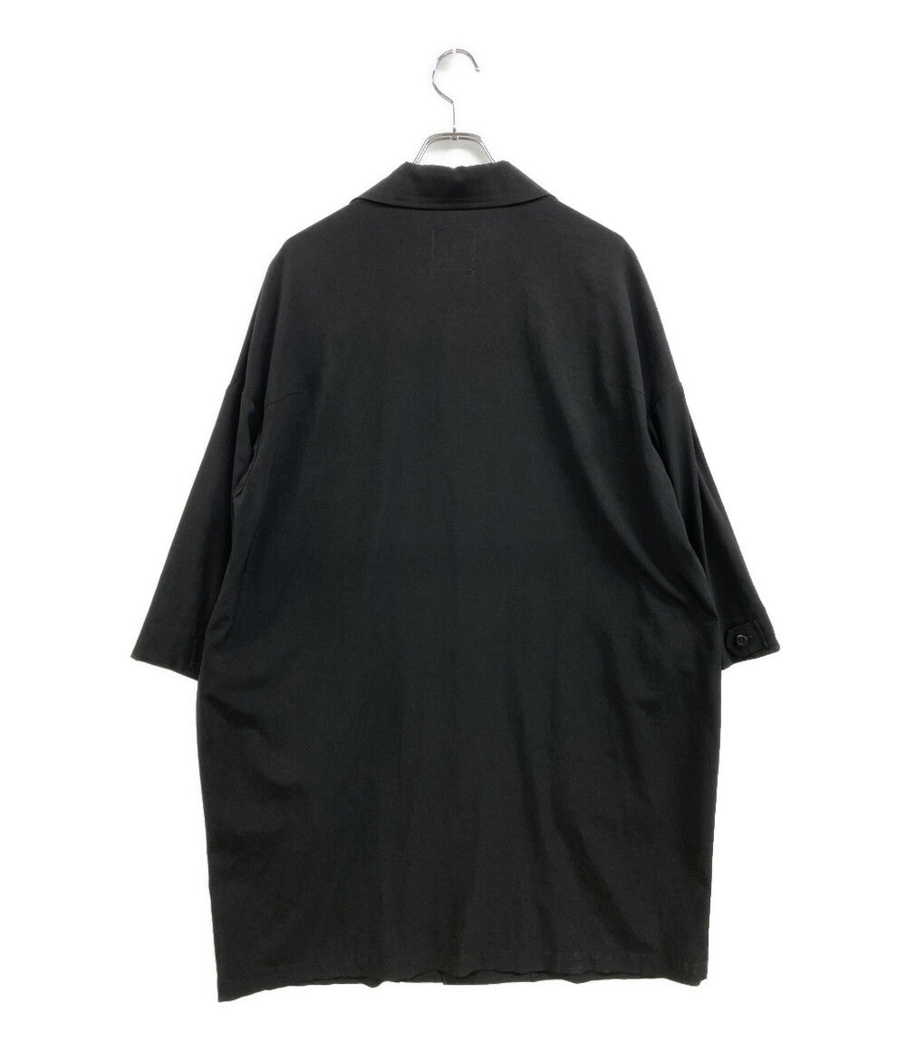 YOHJI YAMAMOTO REGULATION 五分袖シャツ オープンカラー F0-D52-900 メンズ SIZE 2 レギュレーションヨウジヤマモト