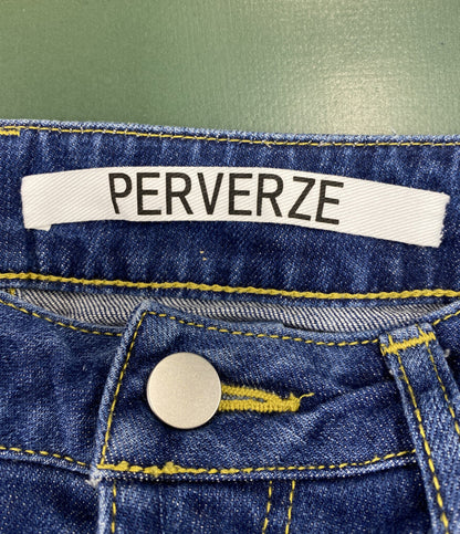 PERVERZE パーバーズ デニムパンツ ブルー 0123011401 レディース SIZE -
