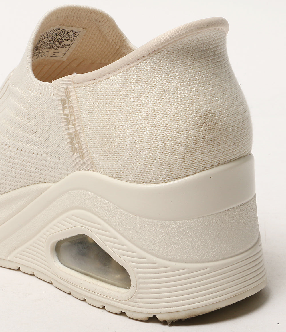 skechers スニーカー slip-ins ウノ ウェッジ キッキング ニット レディース SIZE 24.5cm スケッチャーズ