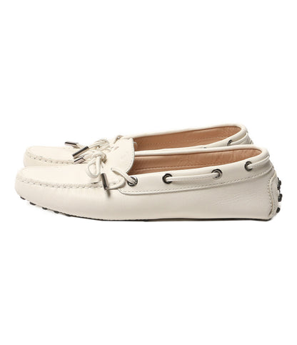 TOD'S ドライビングデッキシューズ ホワイト レディース SIZE 37 トッズ