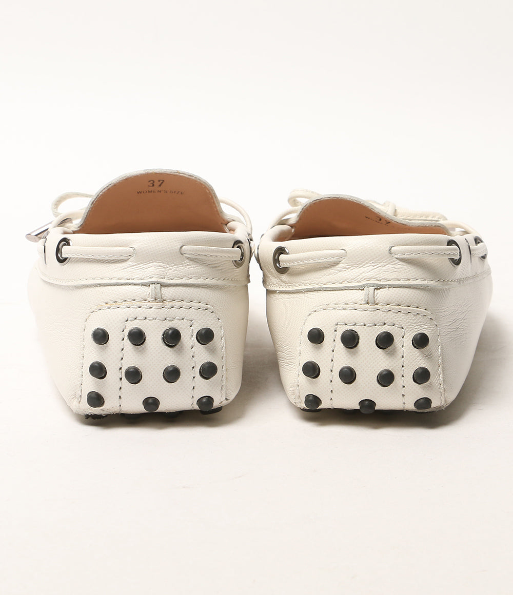 TOD'S ドライビングデッキシューズ ホワイト レディース SIZE 37 トッズ