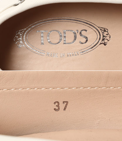 TOD'S ドライビングデッキシューズ ホワイト レディース SIZE 37 トッズ
