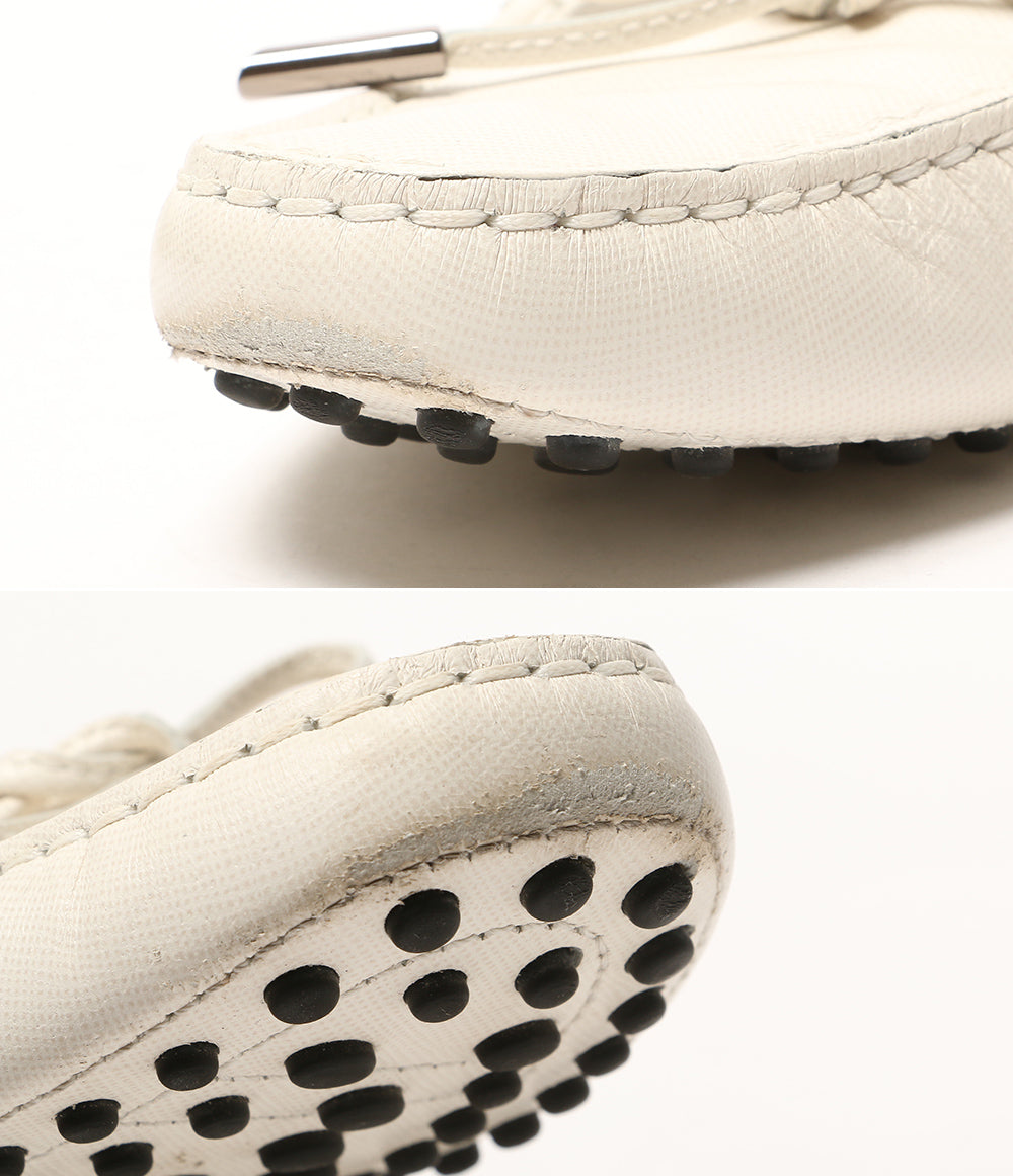 TOD'S ドライビングデッキシューズ ホワイト レディース SIZE 37 トッズ