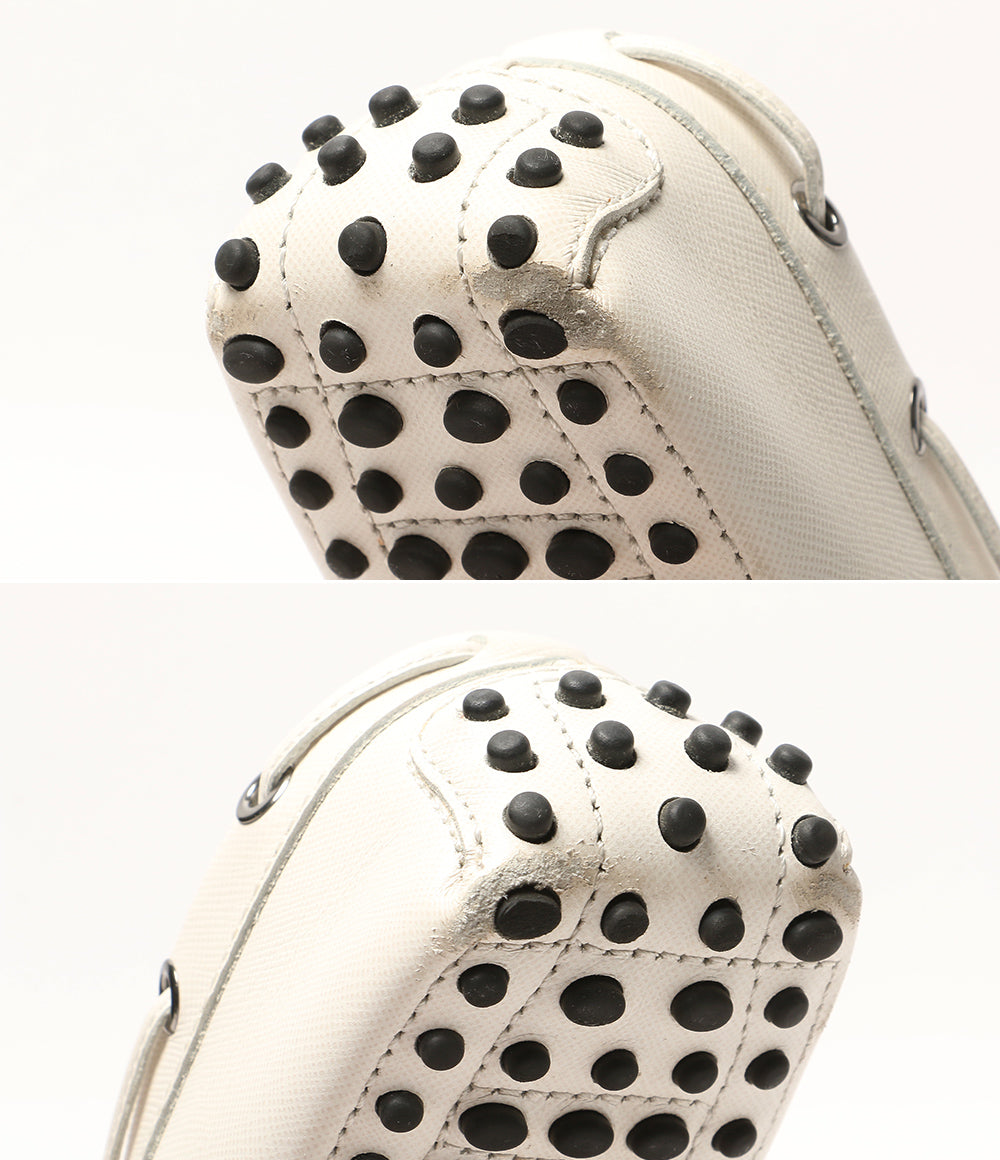 TOD'S ドライビングデッキシューズ ホワイト レディース SIZE 37 トッズ