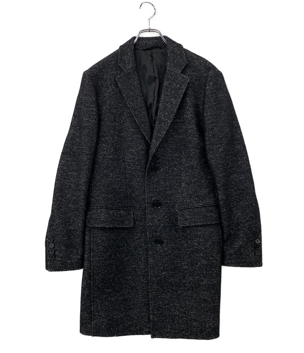 JOSEPH HOMME チェスターコート ウール混ツイード メンズ SIZE 46 ジョゼフオム