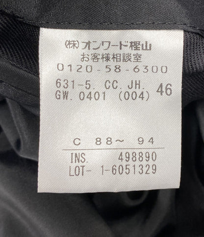 JOSEPH HOMME チェスターコート ウール混ツイード メンズ SIZE 46 ジョゼフオム