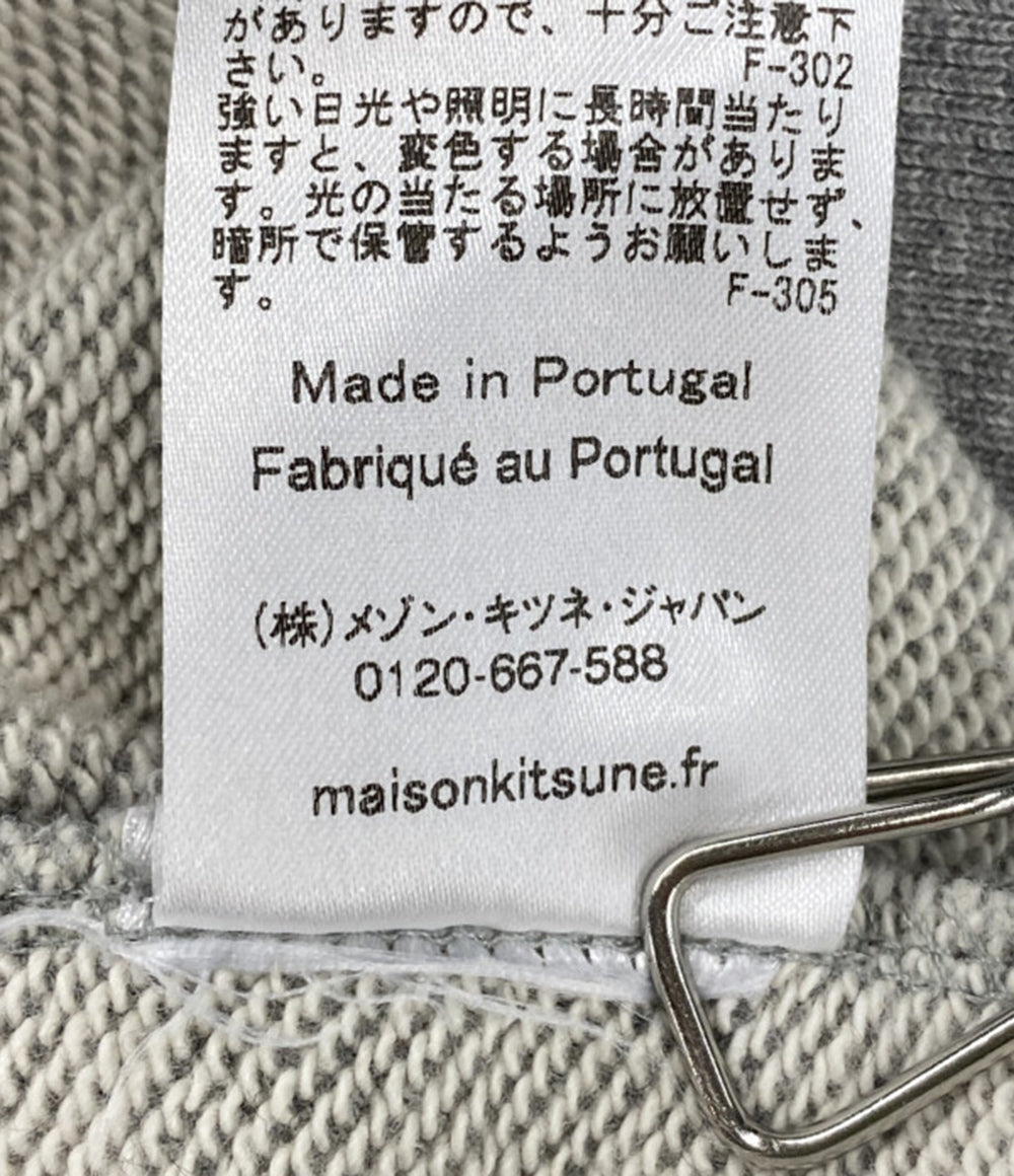 MAISON KITSUNE スウェットシャツ トリコロール フォックス刺繍 メンズ SIZE XXS メゾンキツネ