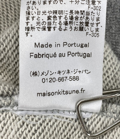 MAISON KITSUNE スウェットシャツ トリコロール フォックス刺繍 メンズ SIZE XXS メゾンキツネ