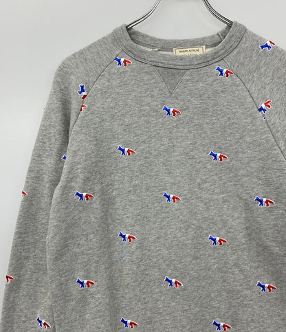 MAISON KITSUNE スウェットシャツ トリコロール フォックス刺繍 メンズ SIZE XXS メゾンキツネ