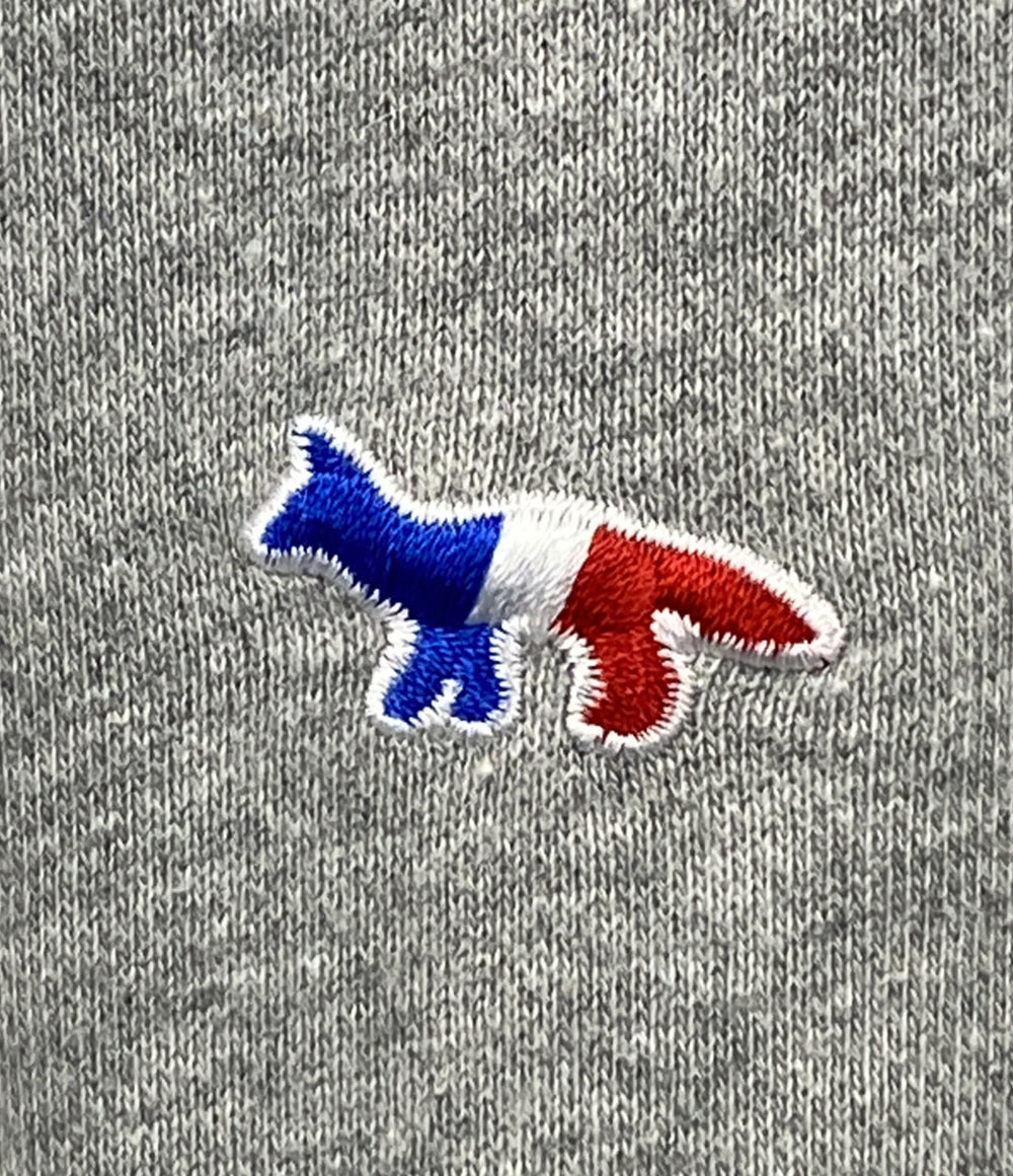 MAISON KITSUNE スウェットシャツ トリコロール フォックス刺繍 メンズ SIZE XXS メゾンキツネ