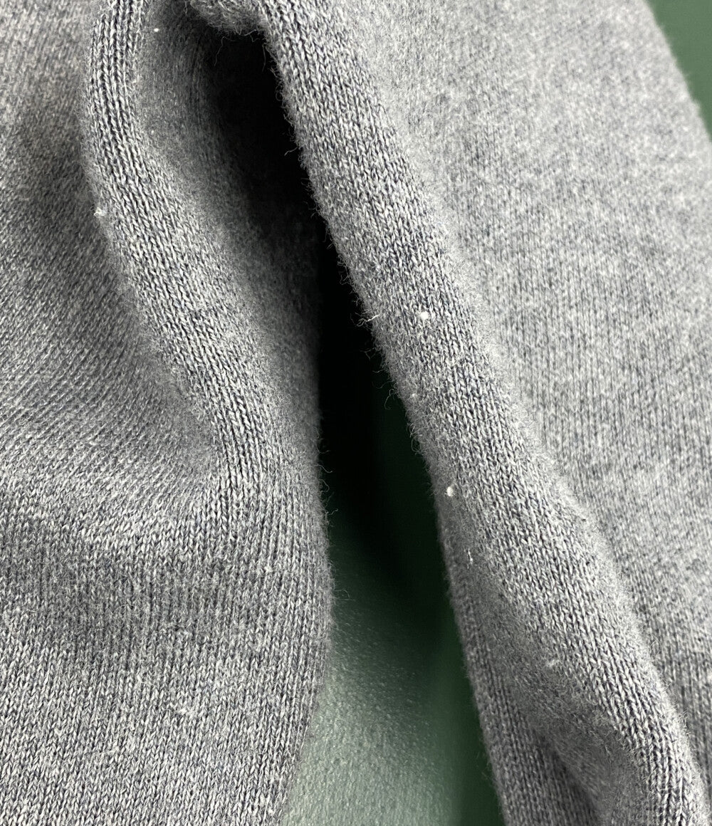 CABaN 長袖カーディガン グレー カシミア混 丸首 39-02-01-02002 レディース SIZE XS キャバン