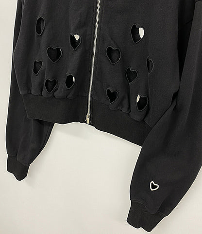MAISON SPECIAL パーカー Many Heart Cutouts Hoodie レディース SIZE M メゾンスペシャル