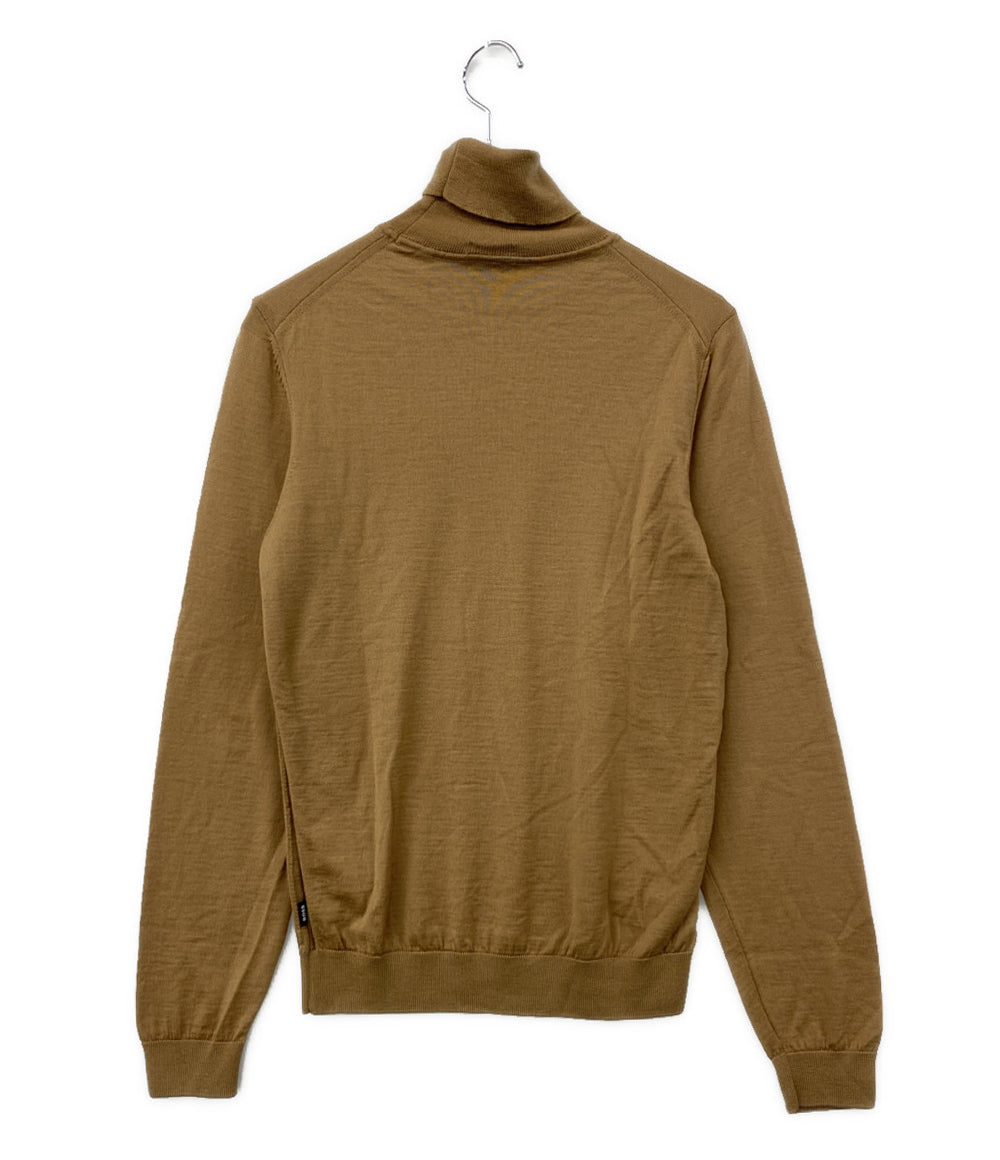 HUGO BOSS タートルネックニット ベージュ メンズ SIZE S ヒューゴボス