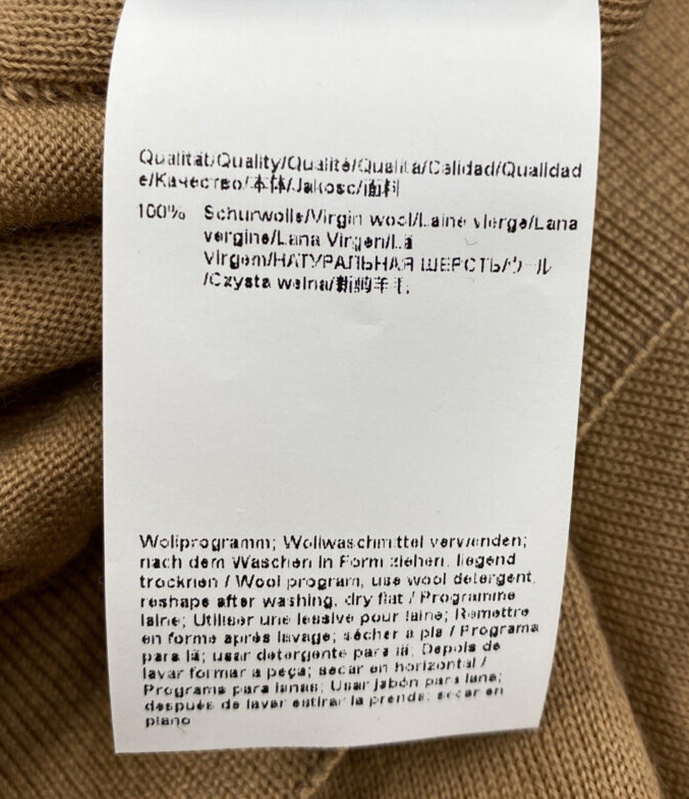 HUGO BOSS タートルネックニット ベージュ メンズ SIZE S ヒューゴボス