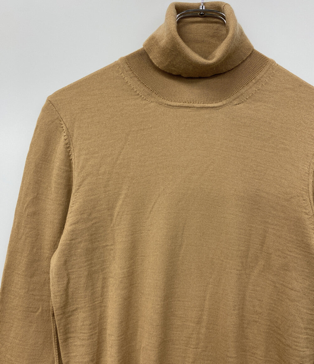 HUGO BOSS タートルネックニット ベージュ メンズ SIZE S ヒューゴボス