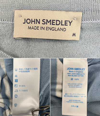 JOHN SMEDLEY 長袖ニット ボーダー シーアイランドコットン メンズ SIZE M ジョンスメドレー