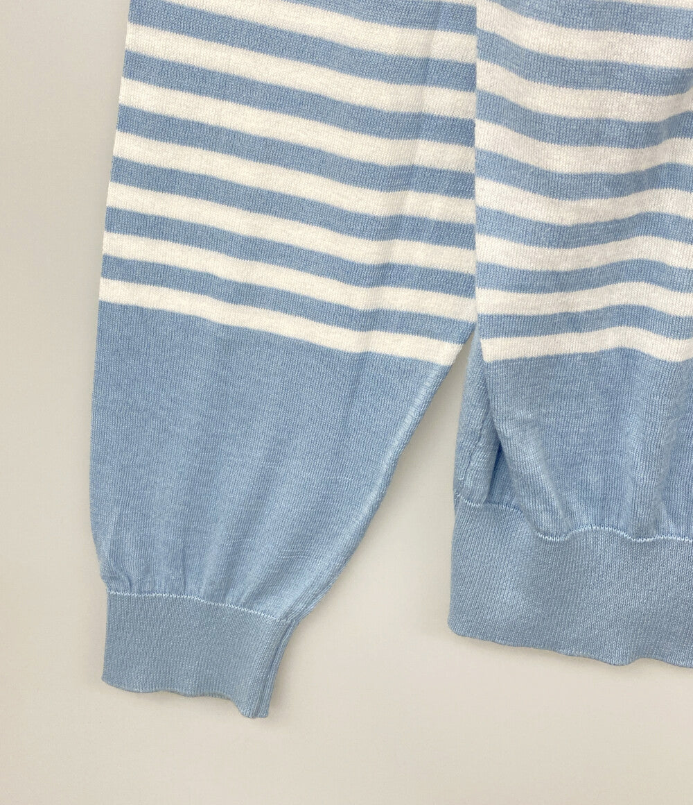 JOHN SMEDLEY 長袖ニット ボーダー シーアイランドコットン メンズ SIZE M ジョンスメドレー