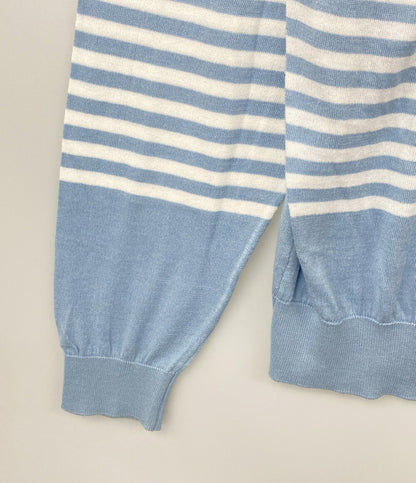 JOHN SMEDLEY 長袖ニット ボーダー シーアイランドコットン メンズ SIZE M ジョンスメドレー