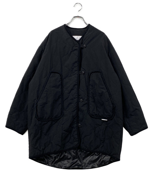 WILD THINGS キルティングジャケット 中綿入り ノーカラー WTW20105S レディース SIZE F ワイルドシングス