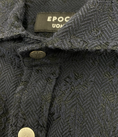 EPOCA UOMO 長袖シャツ ボタニカルジャガード 26SS メンズ SIZE 44 エポカウォモ