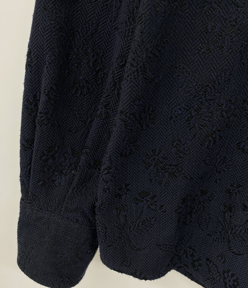 EPOCA UOMO 長袖シャツ ボタニカルジャガード 26SS メンズ SIZE 44 エポカウォモ