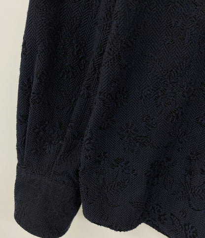 EPOCA UOMO 長袖シャツ ボタニカルジャガード 26SS メンズ SIZE 44 エポカウォモ