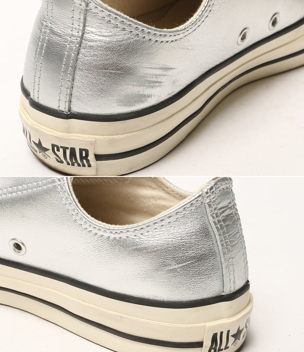 CONVERSE スニーカー LEATHER ALL STAR OX シルバー 31311890 レディース SIZE 23.5cm コンバース