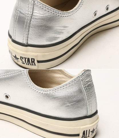 CONVERSE スニーカー LEATHER ALL STAR OX シルバー 31311890 レディース SIZE 23.5cm コンバース