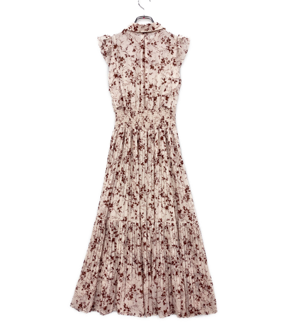 snidel プリーツノースリーブワンピース 花柄 ピンク レディース SIZE 1 スナイデル