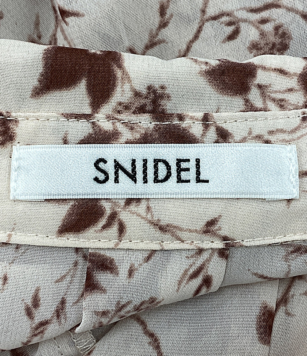 snidel プリーツノースリーブワンピース 花柄 ピンク レディース SIZE 1 スナイデル