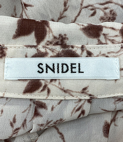 snidel プリーツノースリーブワンピース 花柄 ピンク レディース SIZE 1 スナイデル